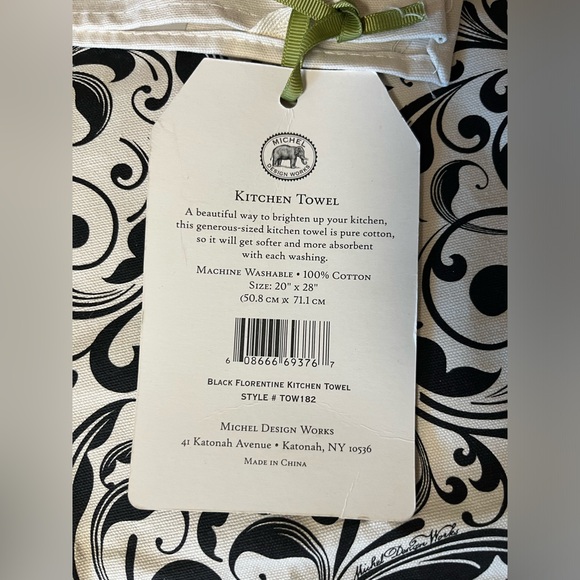 Michel Design Works scroll tea towel - Picture 4 of 6